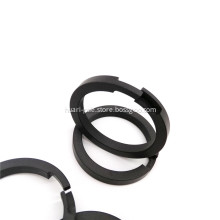 Wear resistant carbon filled PTFE piston backup ring